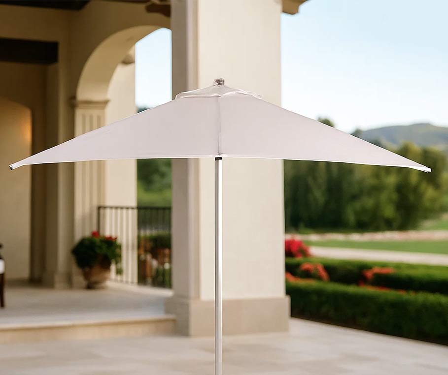 Ombrellone Elegant Quadro - bianco